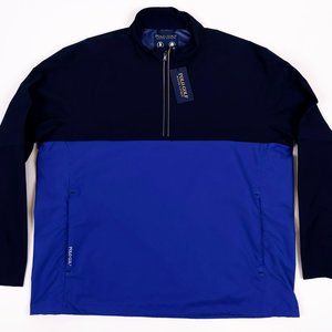 POLO GOLF Men's XL Blue Rain Wind Zip Jacket NEW